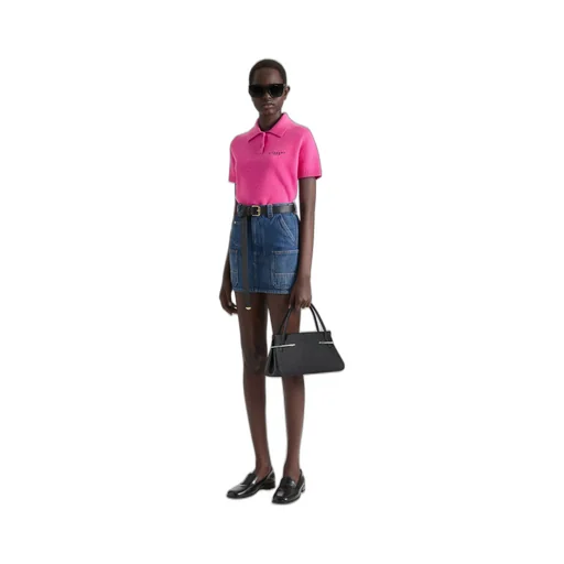 Medium Pinch Bag In Grained Leather