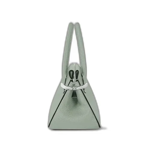 Mini Pinch Bag In Grained Leather
