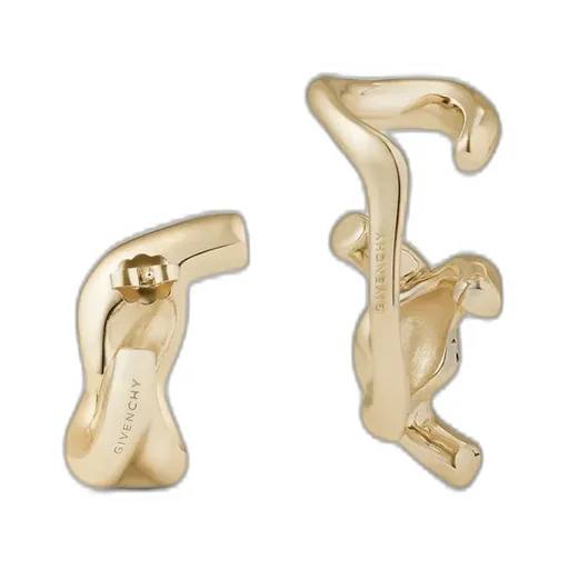 Chain Link Earring And Earcuff Set In Metal