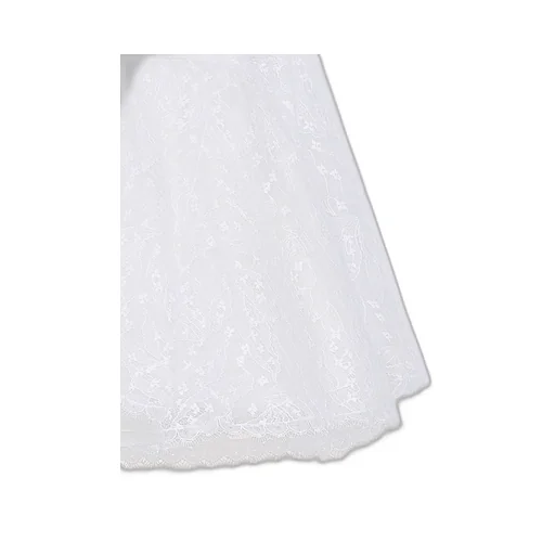 Mini Bustier Dress In Lace With Cape