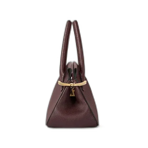 Mini Pinch Bag In Grained Leather
