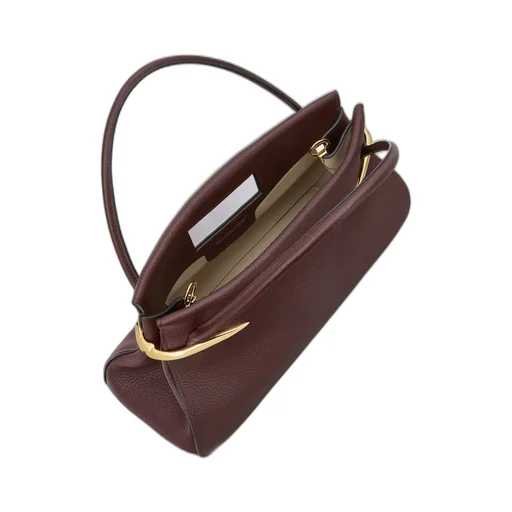 Medium Pinch Bag In Grained Leather