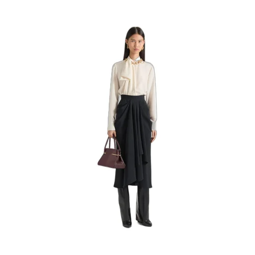 Medium Pinch Bag In Grained Leather