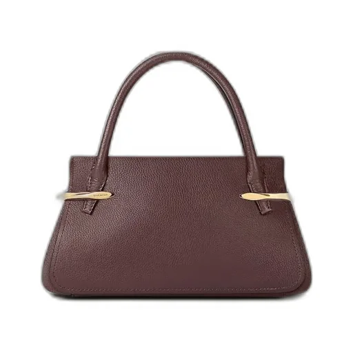Mini Pinch Bag In Grained Leather