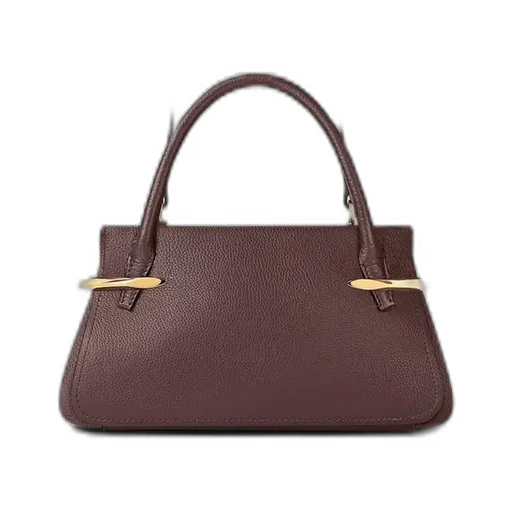 Mini Pinch Bag In Grained Leather