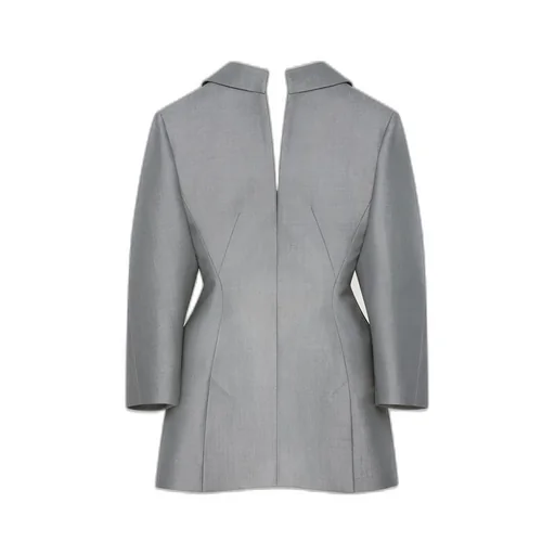 Back-To-Front Tailored Dress In Wool