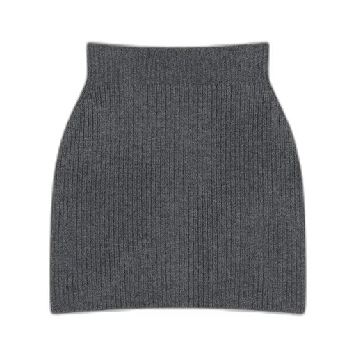 Mini Pencil Skirt In Wool