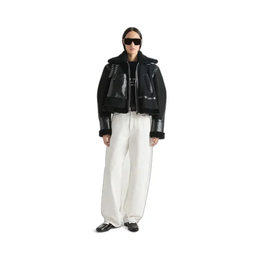 Aviator Jacket In Shearling