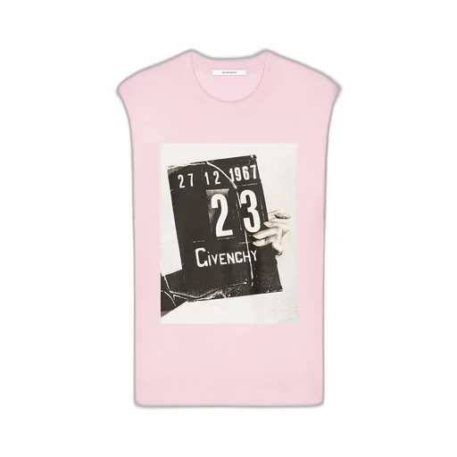 T-Shirt In Cotton With Givenchy Clapperboard Print