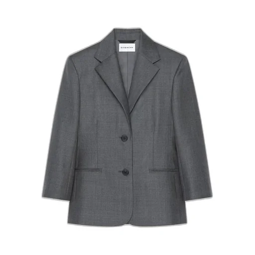 Single-Breasted Jacket In Wool