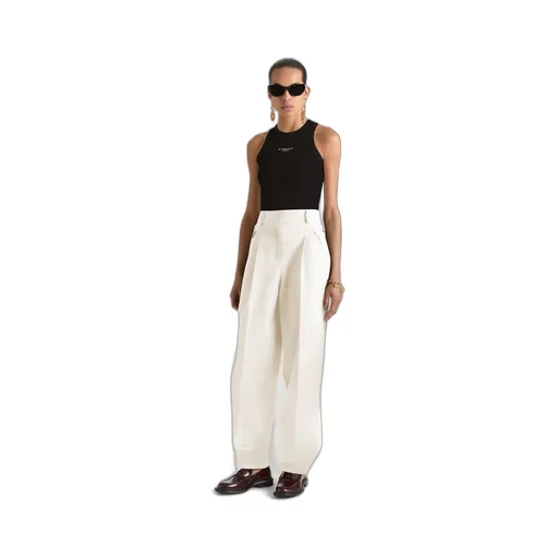 Slim Fit Tank Top In Cotton With Givenchy Paris Print