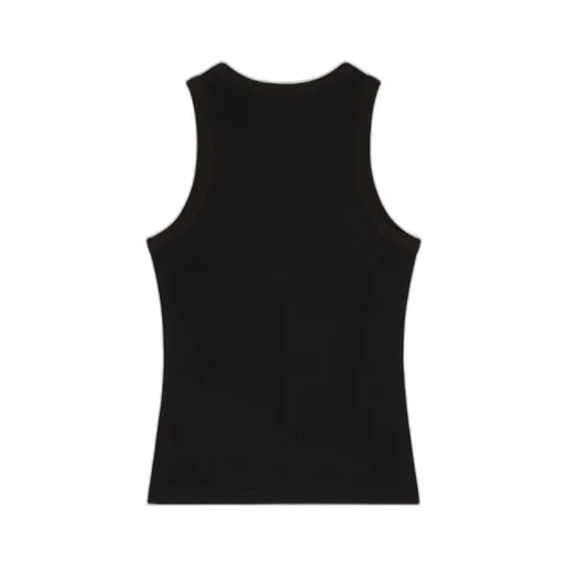 Slim Fit Tank Top In Cotton With Givenchy Paris Print