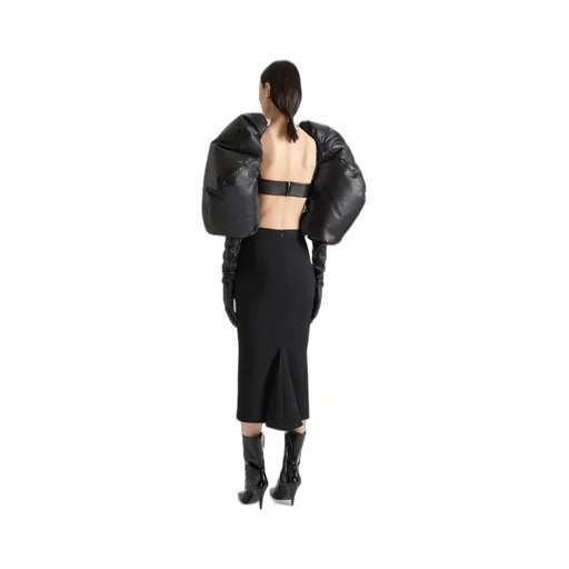 Bullet Bra Top In Leather