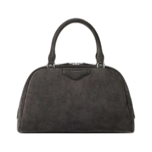 Medium Antigona East-West Soft Bag In Suede