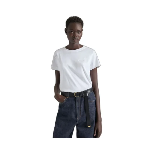 T-Shirt In Cotton With Givenchy Patch