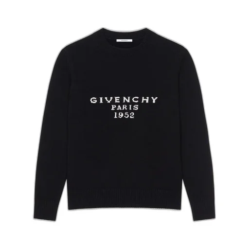 Sweater In Wool Cashmere With Givenchy Signature