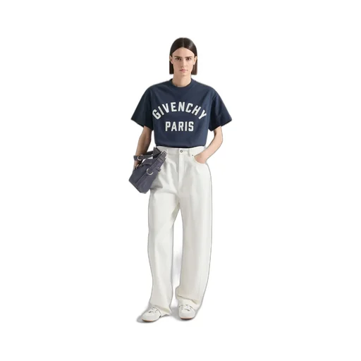 Givenchy Paris Boxy Fit T-Shirt In Cotton