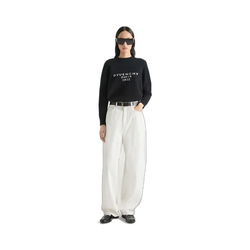 Sweater In Wool Cashmere With Givenchy Signature