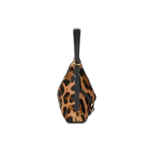 Nano Voyou Bag In Pony Effect Leather With Leopard Pattern