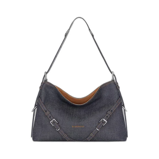 Medium Voyou Bag In Denim