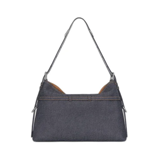 Medium Voyou Bag In Denim