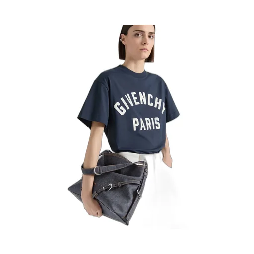 Medium Voyou Bag In Denim