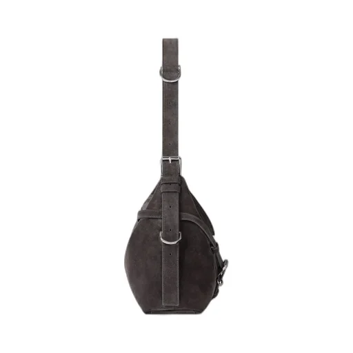 Medium Voyou Bag Suede