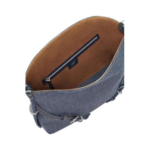 Medium Voyou Bag In Denim