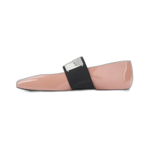Sliced Square Ballerinas In Patent Leather