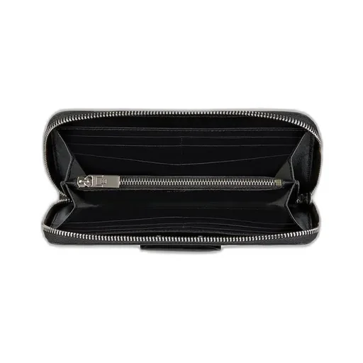 Antigona Zipped Wallet In Box Leather