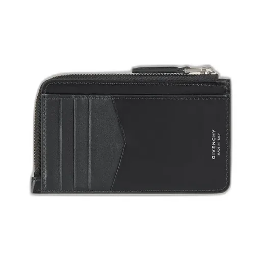 Antigona Zipped Card Holder In Box Leather
