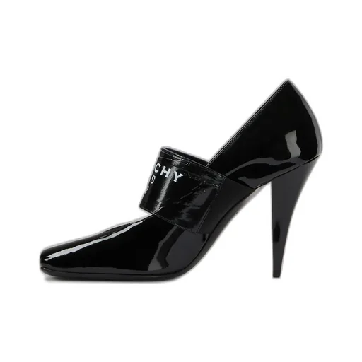 Sliced Square Givenchy Tape Pumps In Patent Leather