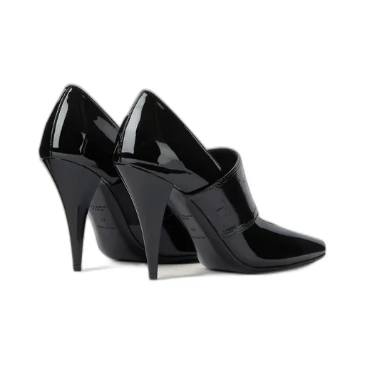 Sliced Square Givenchy Tape Pumps In Patent Leather