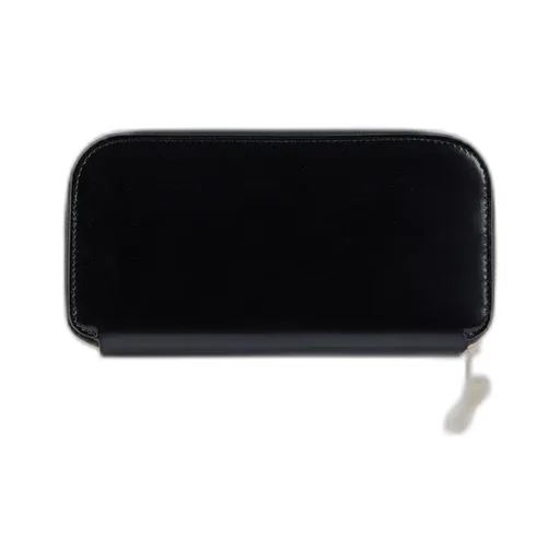 Lucky Charms Zipped Wallet In Box Leather