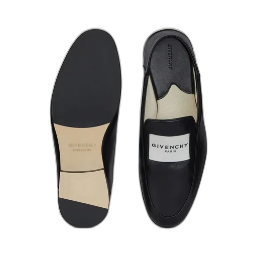 Label Loafers In Leather