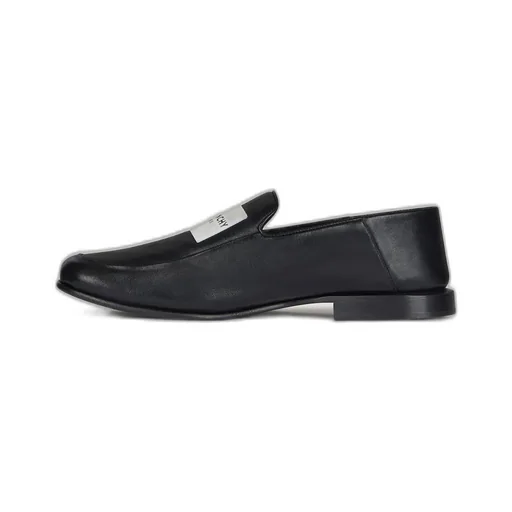 Label Loafers In Leather