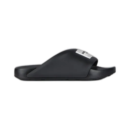 Label Flat Mules In Rubber