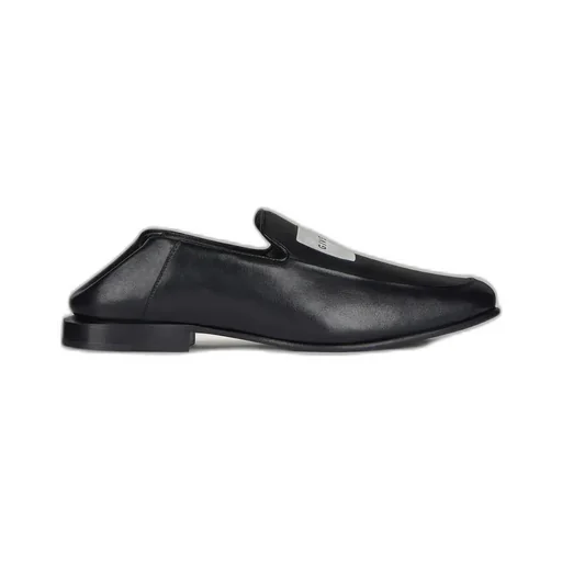 Label Loafers In Leather
