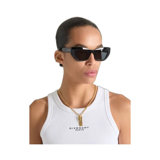Givenchy Tape Necklace In Metal And Enamel