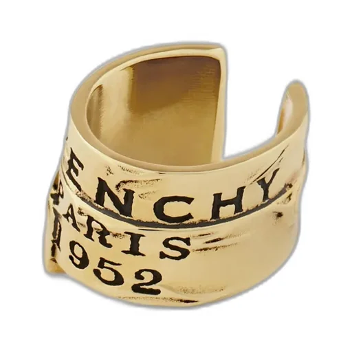 Givenchy Tape Earcuff In Metal And Enamel