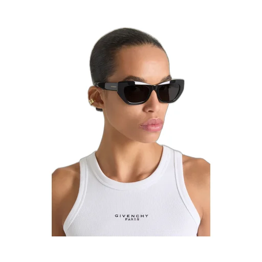Givenchy Tape Earcuff In Metal And Enamel