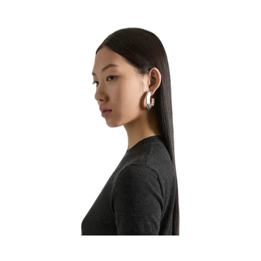 Chain Earrings In Metal