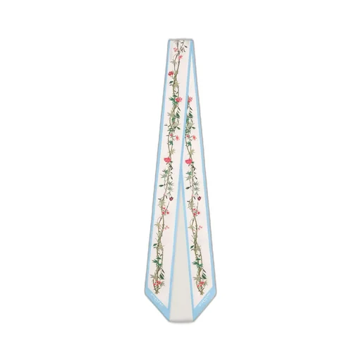 Bandeau In Silk With Floral Print
