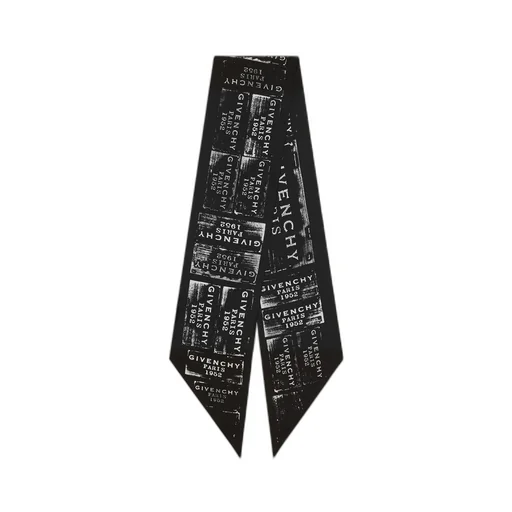 Givenchy Stamp Maxi Bandeau In Silk