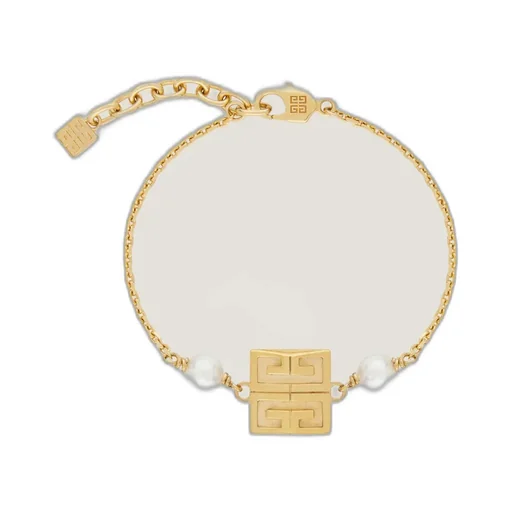 4G Bracelet In Metal With Pearls