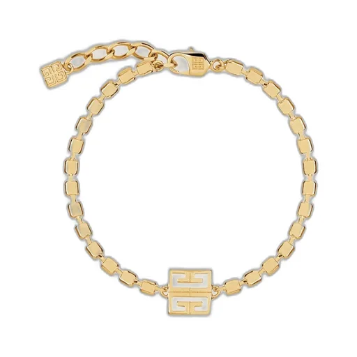 4G Bracelet In Metal With Crystals
