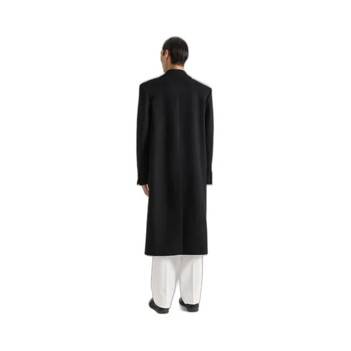 Coat In Wool And Cashemere