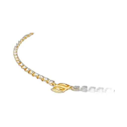 4G Necklace In Metal With Crystals