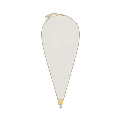 4G Necklace In Metal With Pearl