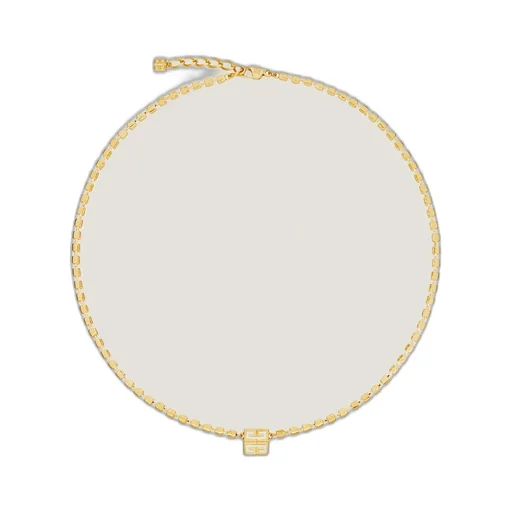 4G Necklace In Metal With Crystals